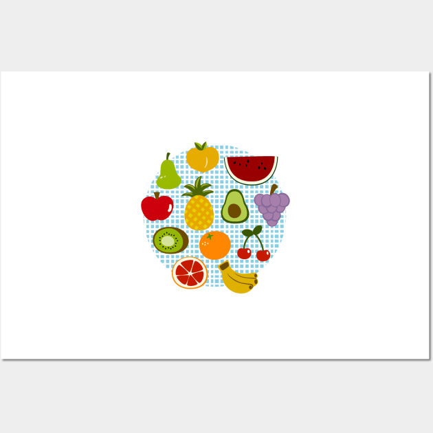 Tutti-Frutti Wall Art by soniapascual